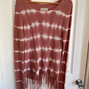 Knox Rose Pink Tie Dye Sweater